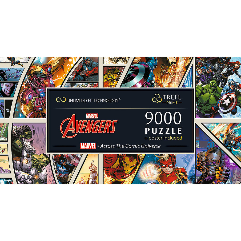 Immagine del prodotto Avengers - Across The Comic Universe Collezione di puzzle con poster