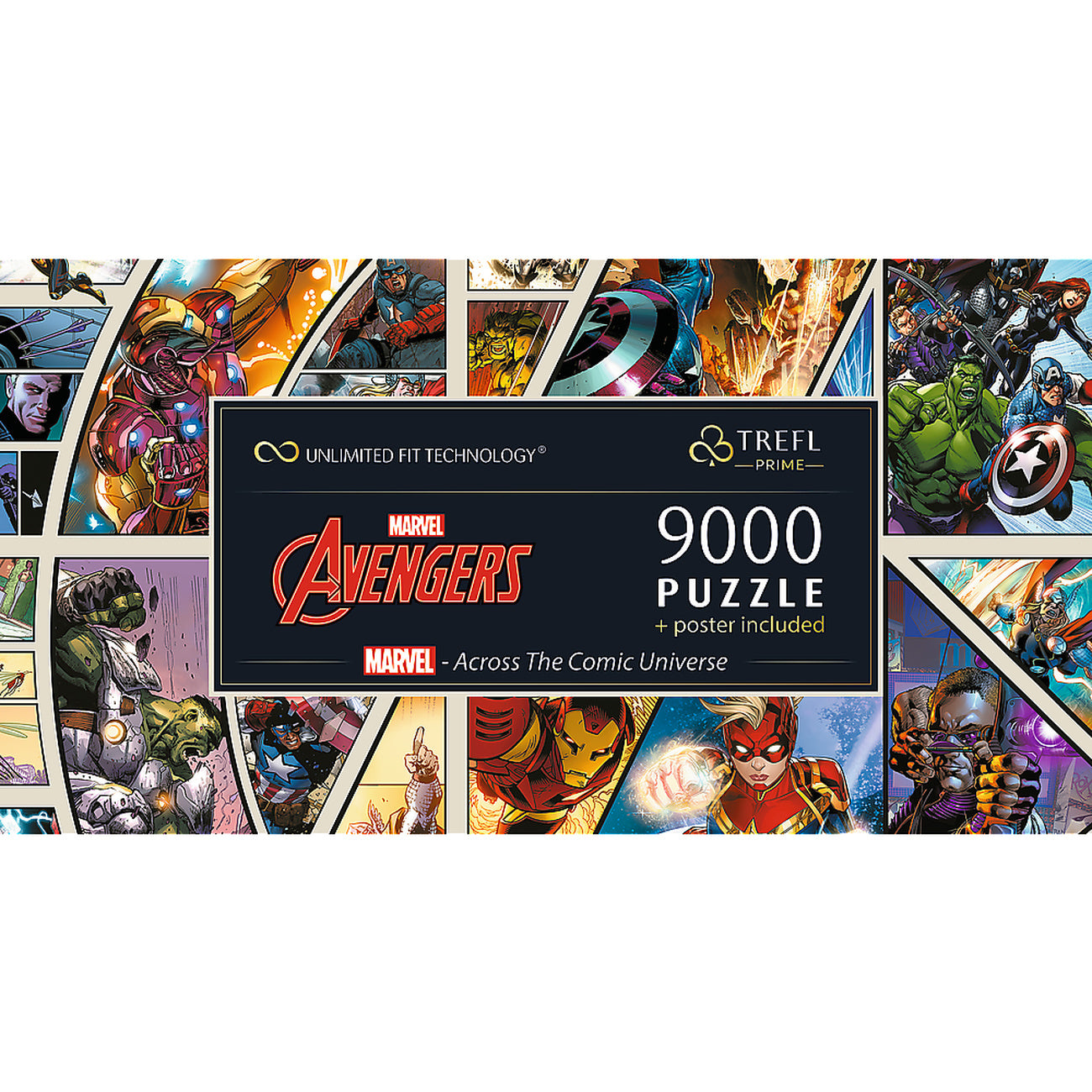 Immagine del prodotto Avengers - Across The Comic Universe Collezione di puzzle con poster