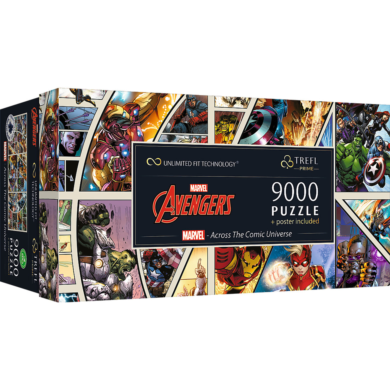 Immagine del prodotto Avengers - Across The Comic Universe Collezione di puzzle con poster