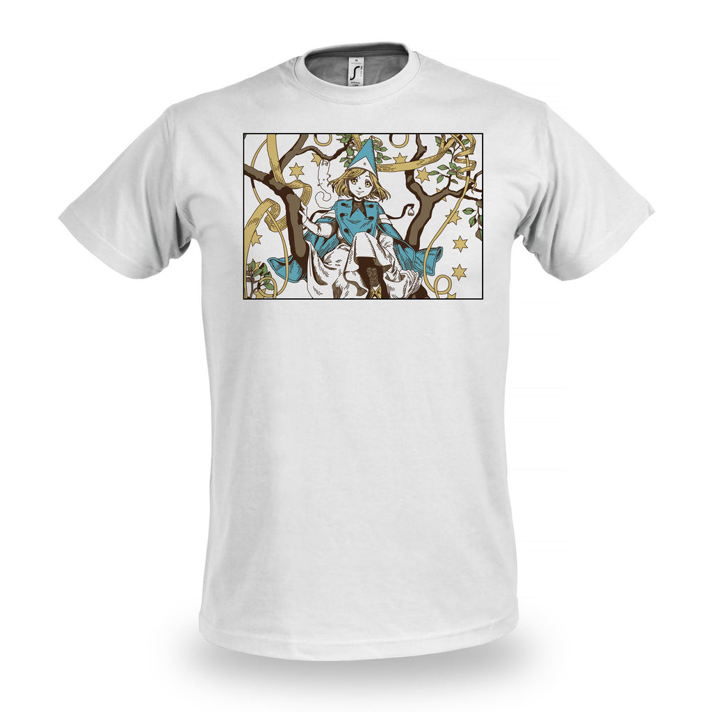 Immagine del prodotto T-shirt per fan di Coco e Atelier of Witch Hat Limited Edition bianca