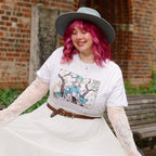 Immagine del prodotto T-shirt per fan di Coco e Atelier of Witch Hat Limited Edition bianca