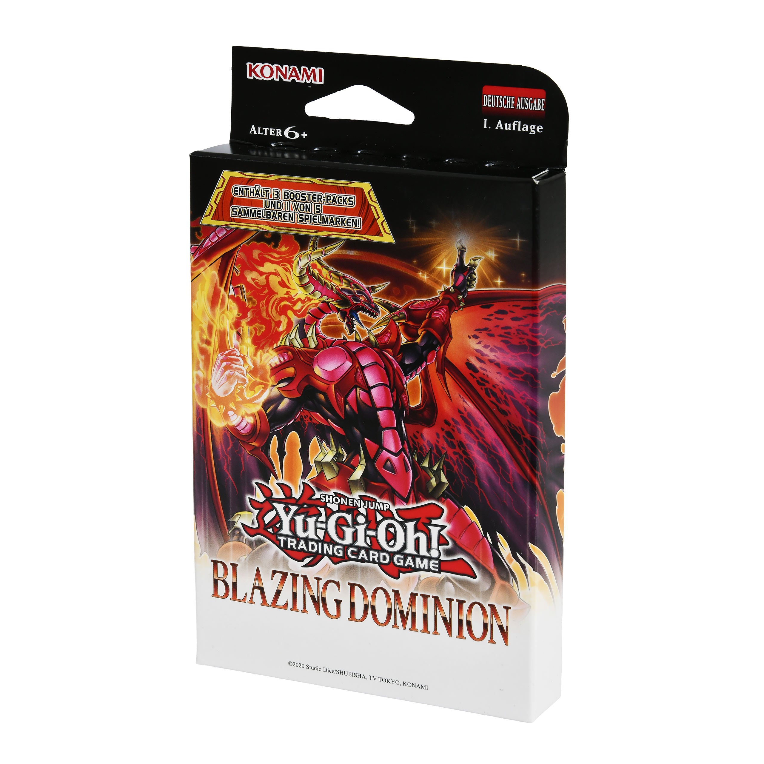 Immagine del prodotto Yu-Gi-Oh! - Blazing Dominion Tuckbox versione tedesca