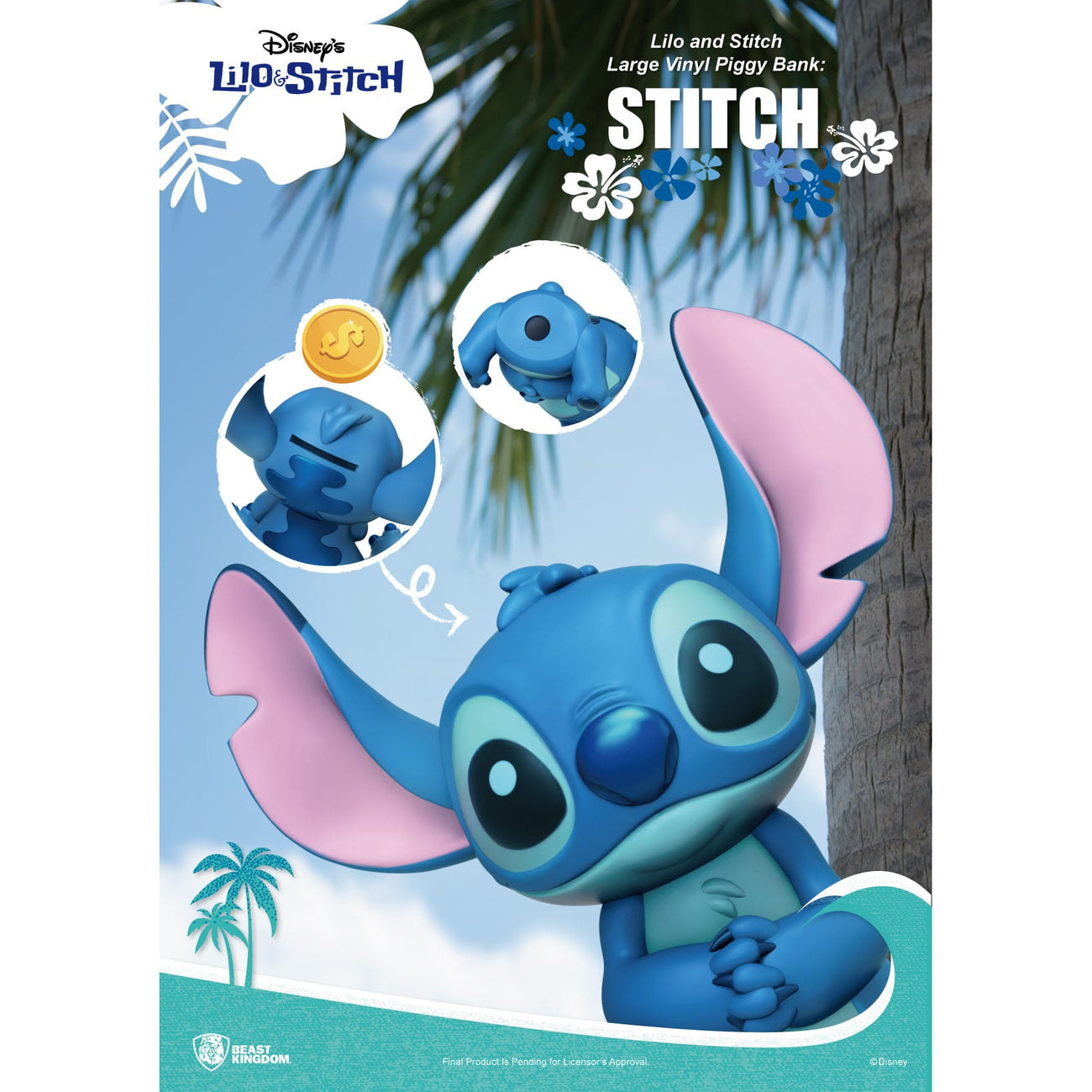 Product image Lilo & Stitch Piggy Vinyl Money Box Stitch 44 cm