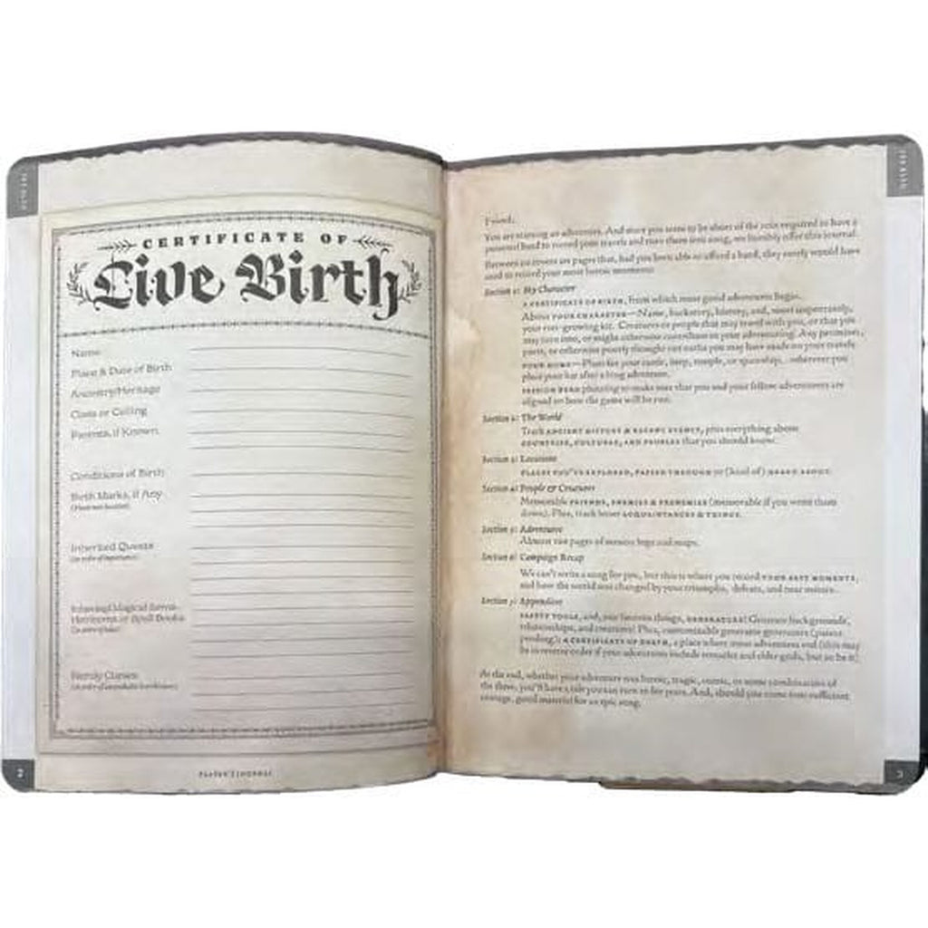 Immagine del prodotto Taccuino A5 Player's Journal