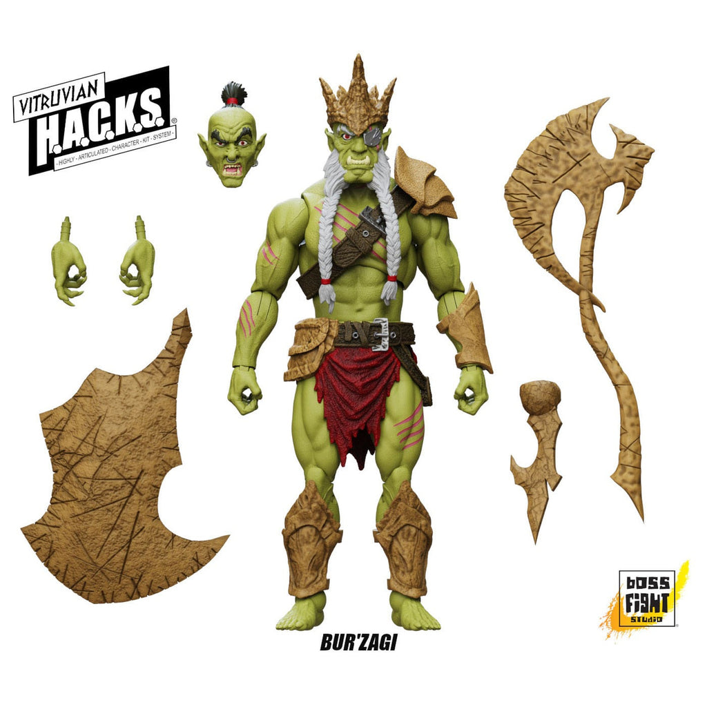 Immagine del prodotto Action figure Vitruvian H.A.C.K.S. Mighty Orc Sovran Bur'Zagi