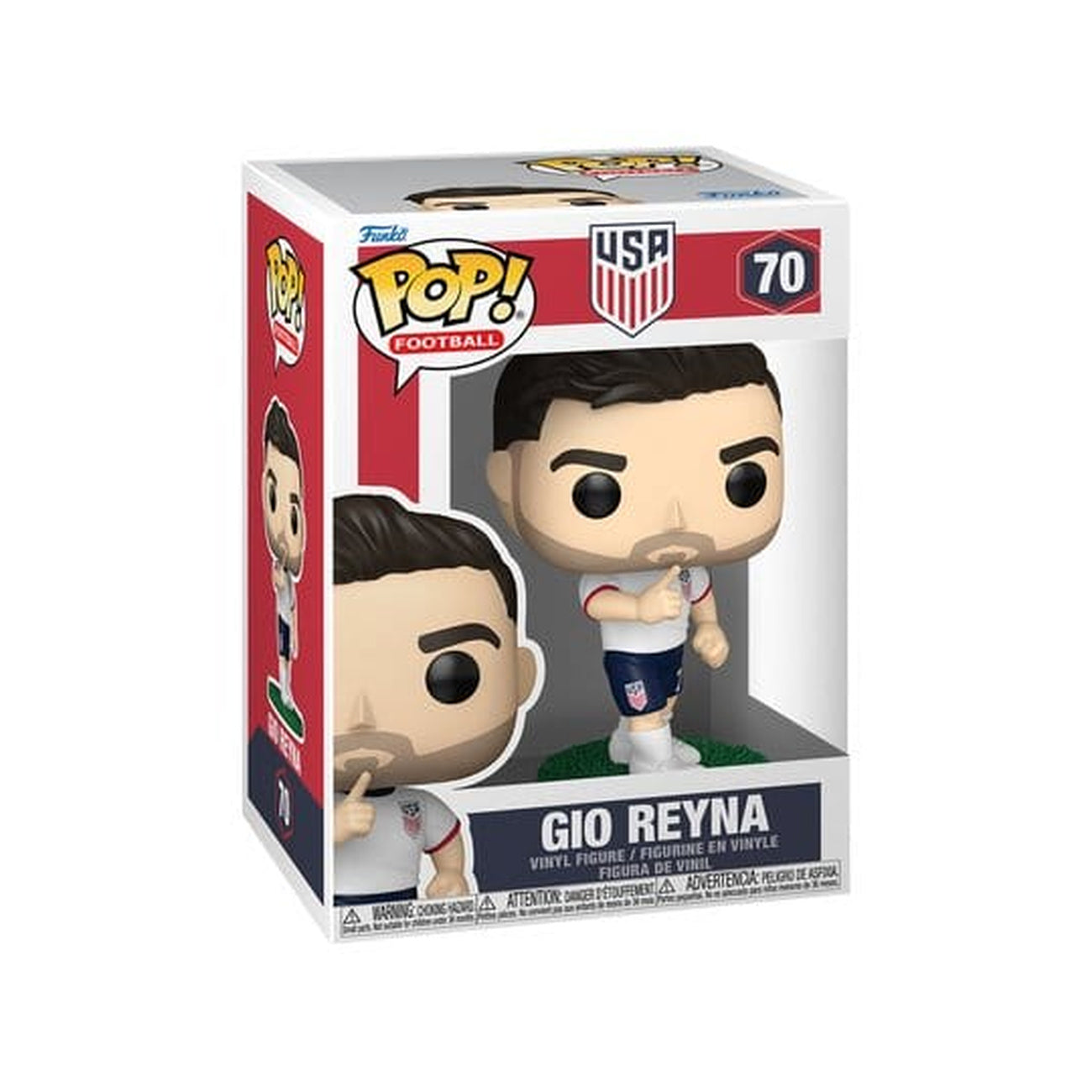 Immagine del prodotto EFL POP! Figura in vinile Calcio USA – Giovani Reyna 9 cm