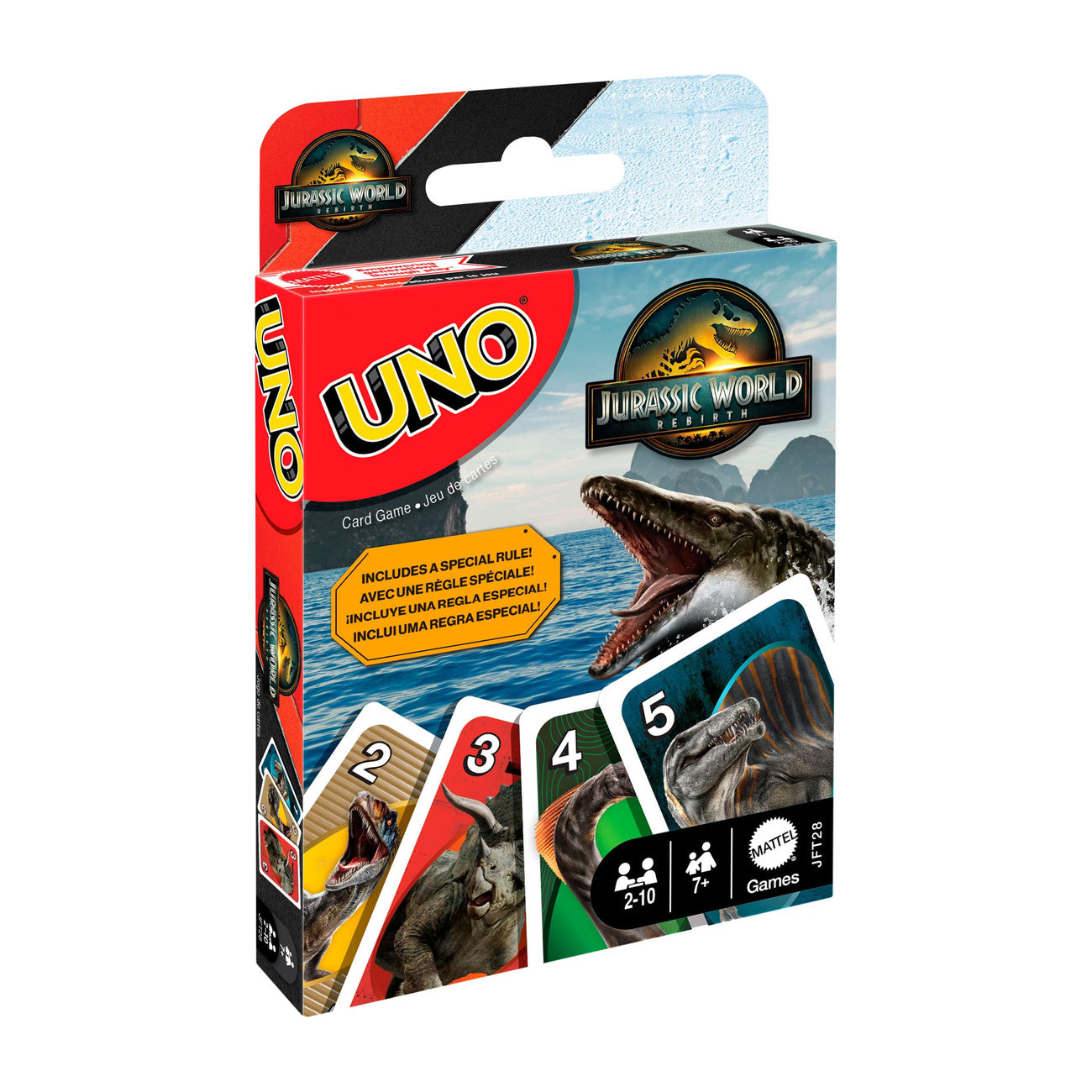 Product image Jurassic World: Rebirth UNO Card Game