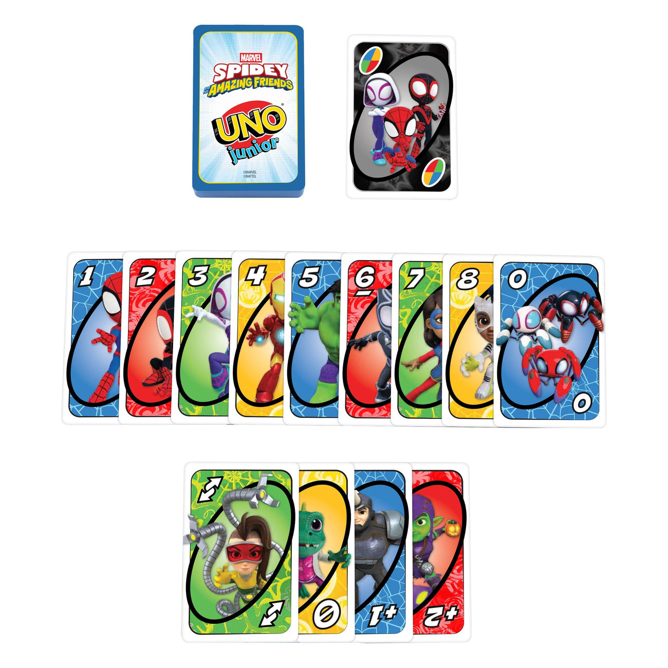 Immagine del prodotto Spidey e i Suoi Fantastici Amici – Gioco di carte UNO Junior