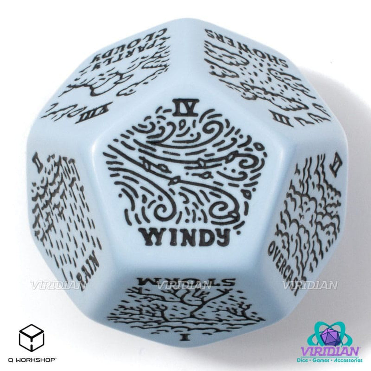 Immagine del prodotto Viridian Dice Dado Jumbo Weather Generator D12 Blu