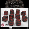 Product image Game of Thrones Dice Set Targaryen 10xD6 (10)