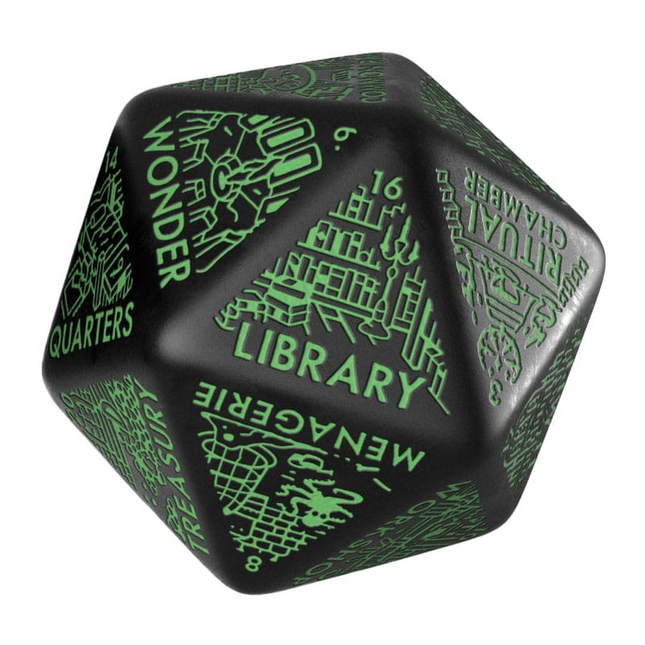 Immagine del prodotto Viridian Dice Dado Jumbo Dungeon Room Generator D20