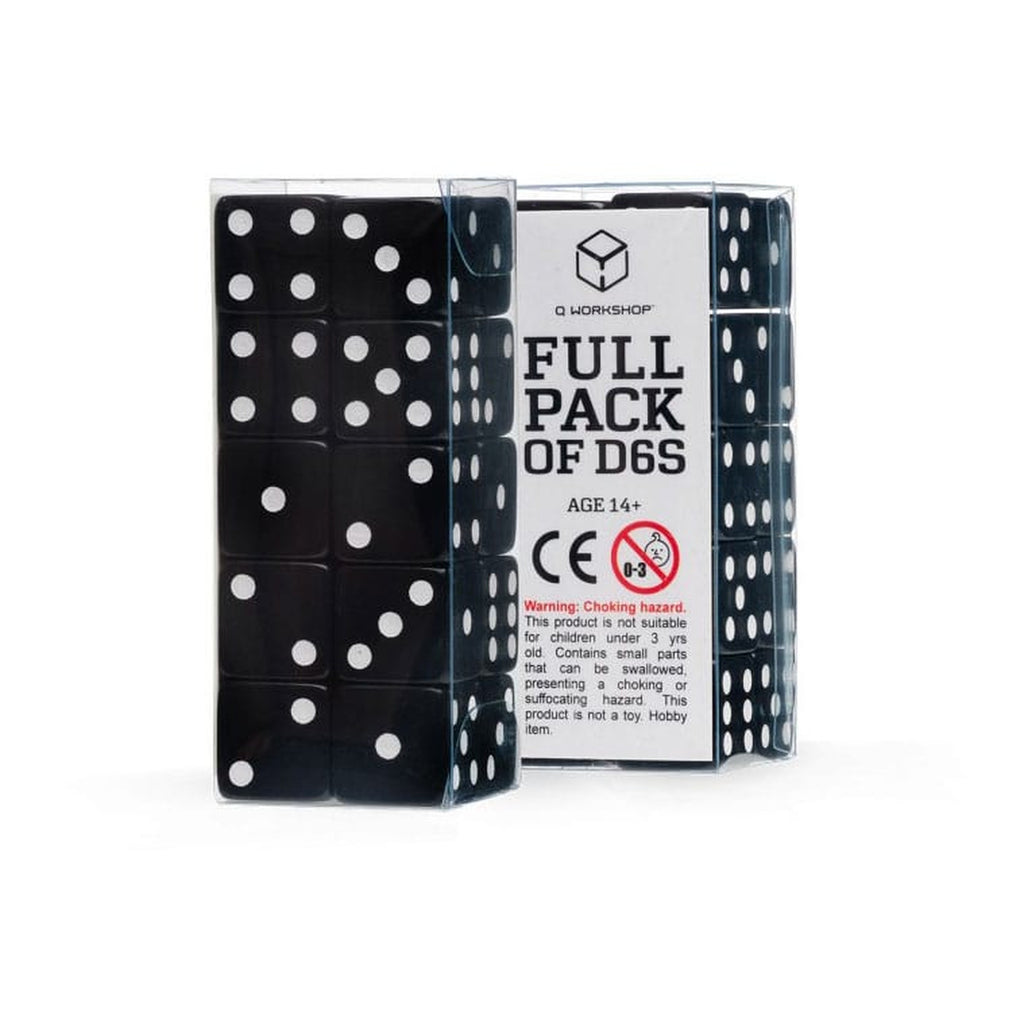 Immagine del prodotto Q Workshop Set di dadi Full Pack D6 Nero (20)