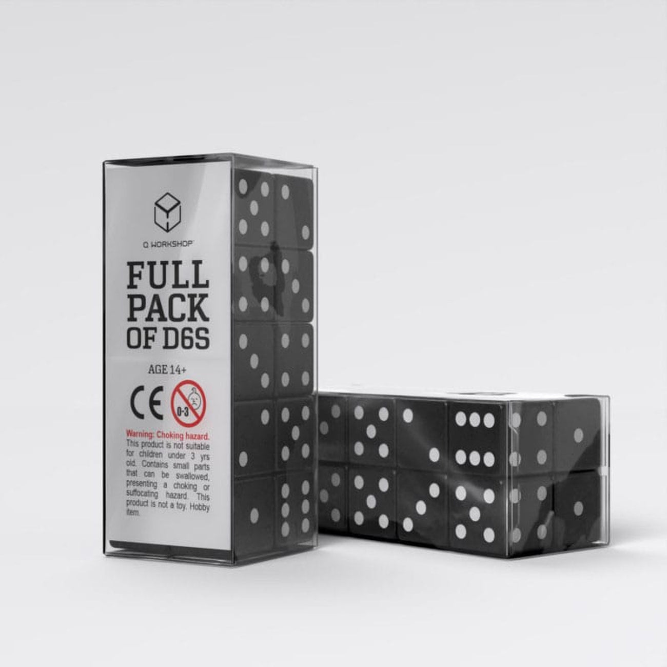 Immagine del prodotto Q Workshop Set di dadi Full Pack D6 Nero (20)