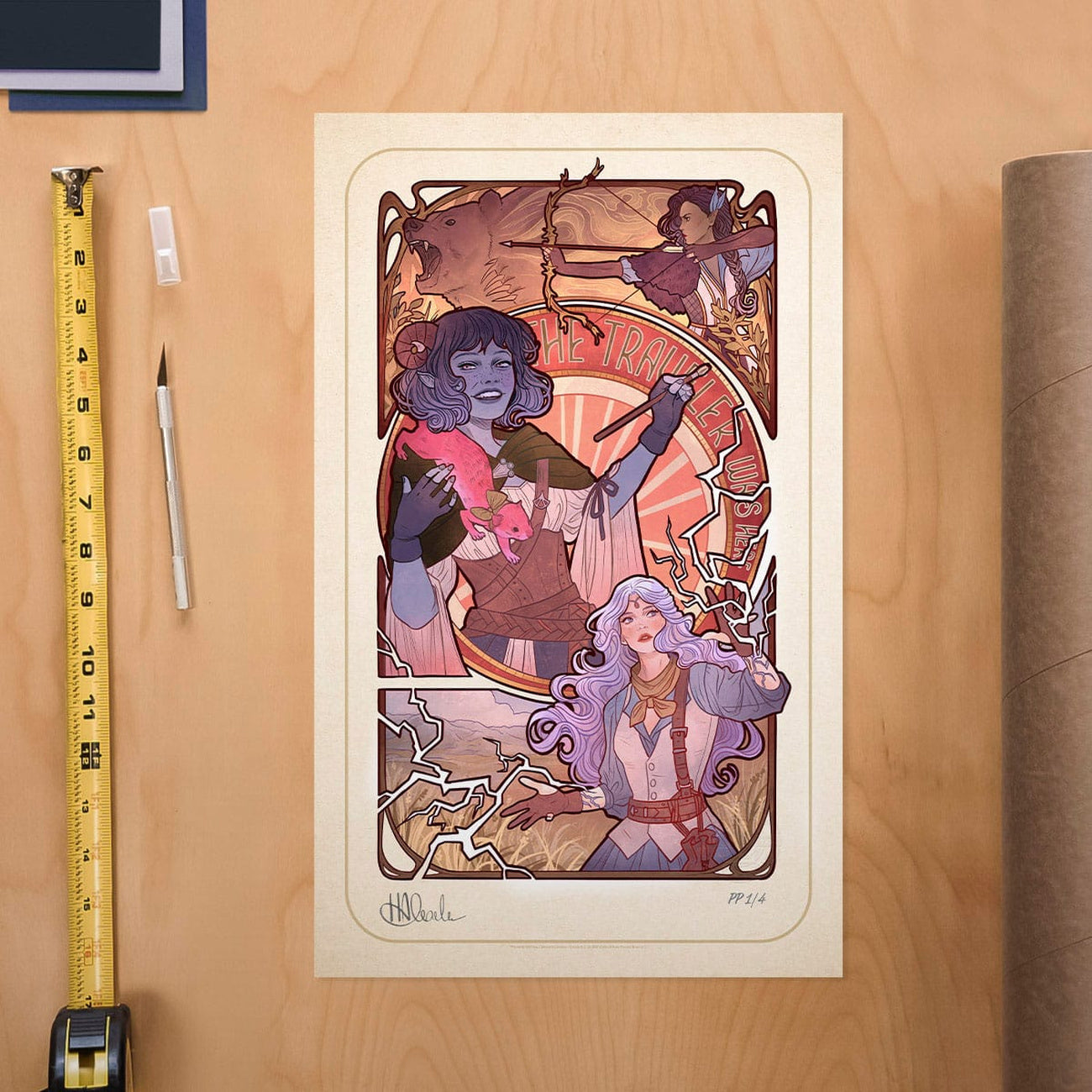 Immagine del prodotto Critical Role Stampa d’arte Laura Bailey: 10th Anniversary Art