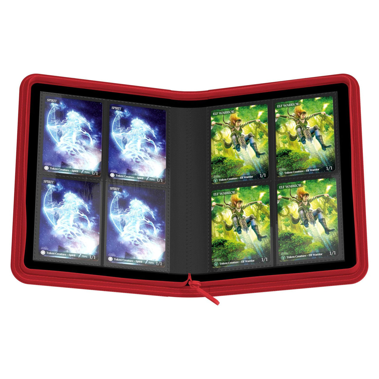 Immagine del prodotto Ultimate Guard Zipfolio 160 8-Pocket Xenoskin - Rosso
