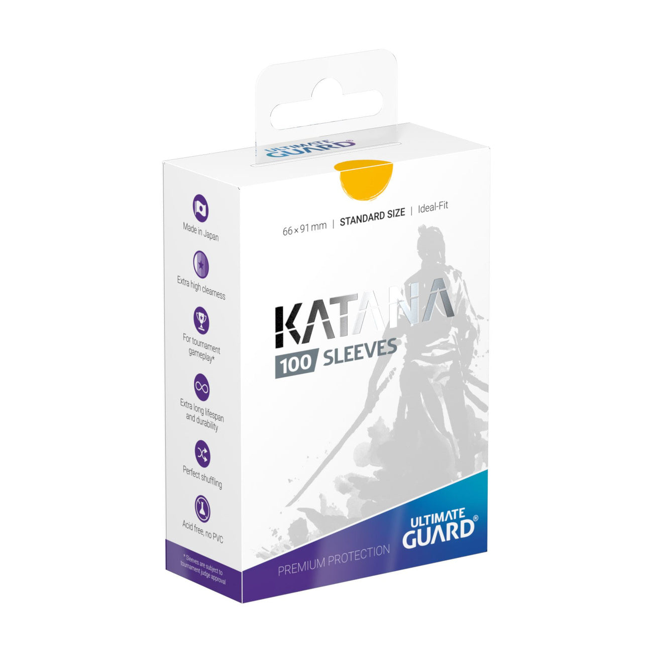 Immagine del prodotto Bustine Ultimate Guard Katana Formato Standard (100) - Giallo