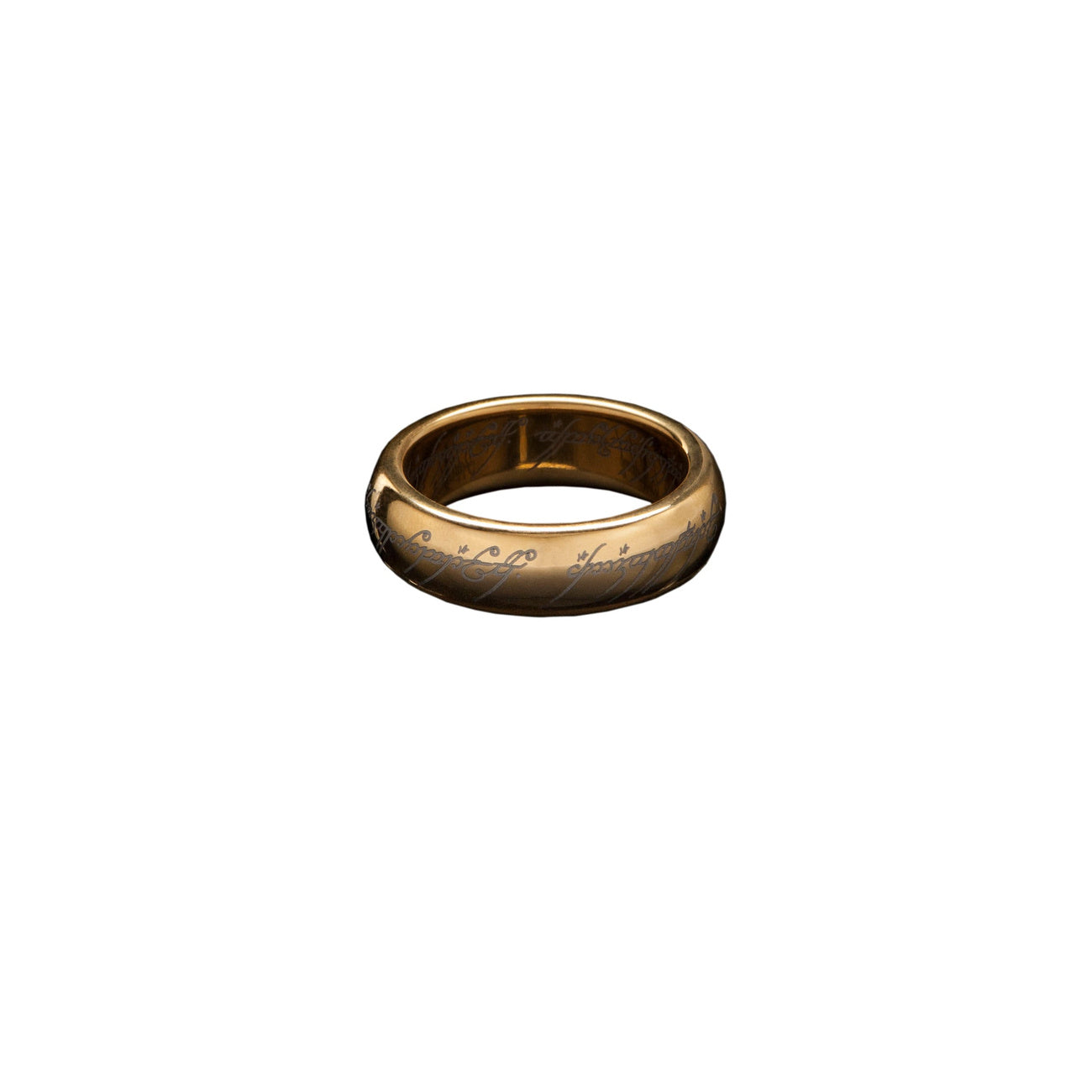 Immagine del prodotto Il Signore degli Anelli Anello in tungsteno L’Unico Anello (dorato) Misura