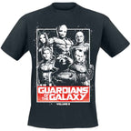 Immagine del prodotto T-shirt Guardians Vol. 3 nera - Guardians of the Galaxy