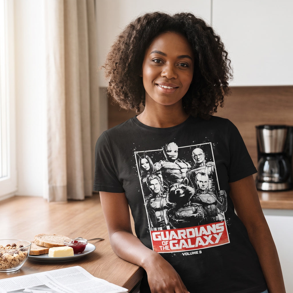 Immagine del prodotto T-shirt Guardians Vol. 3 nera - Guardians of the Galaxy