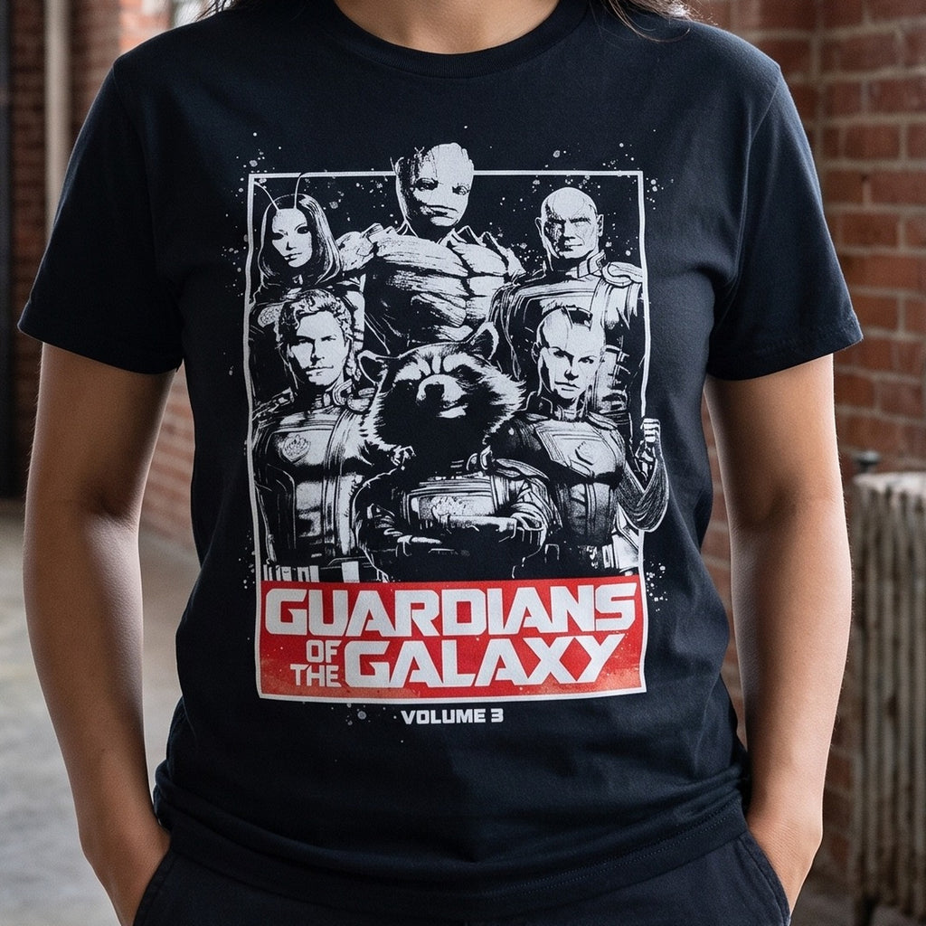 Immagine del prodotto T-shirt Guardians Vol. 3 nera - Guardians of the Galaxy
