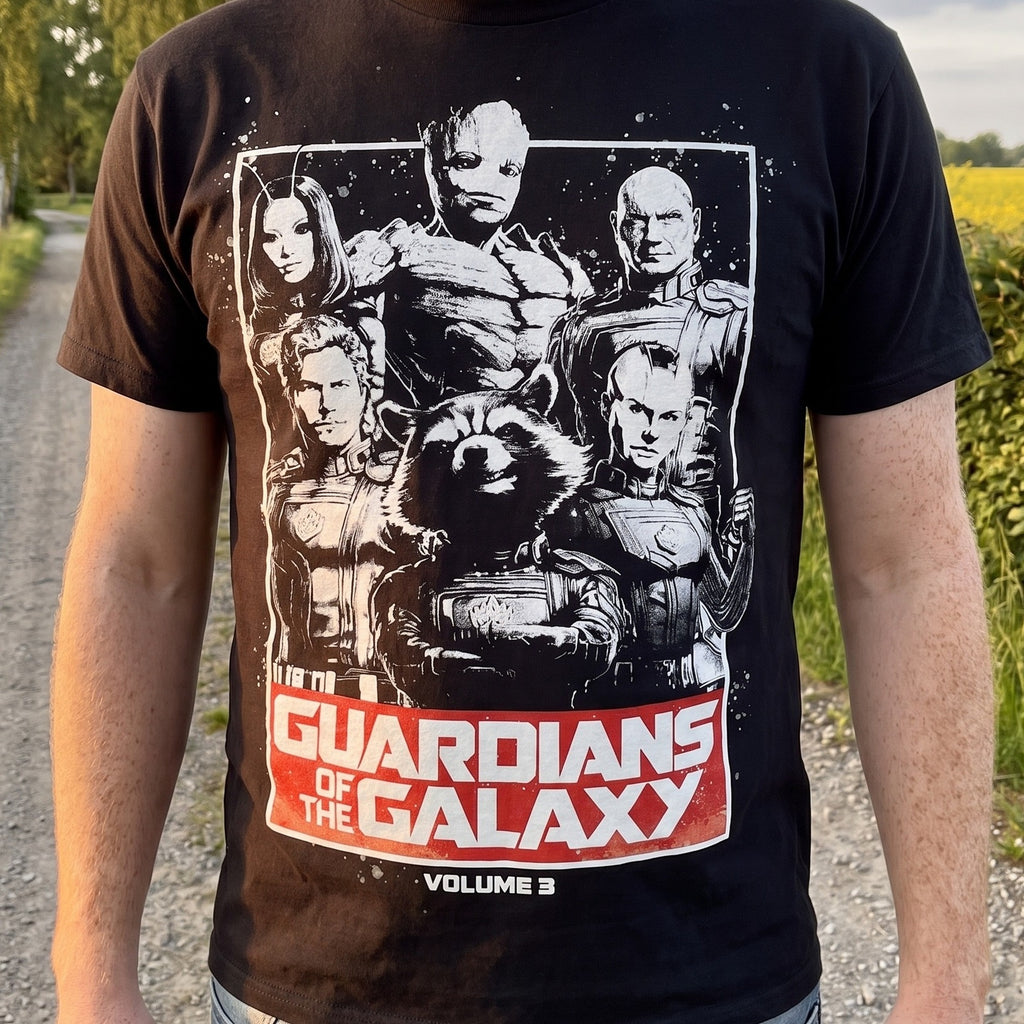 Immagine del prodotto T-shirt Guardians Vol. 3 nera - Guardians of the Galaxy