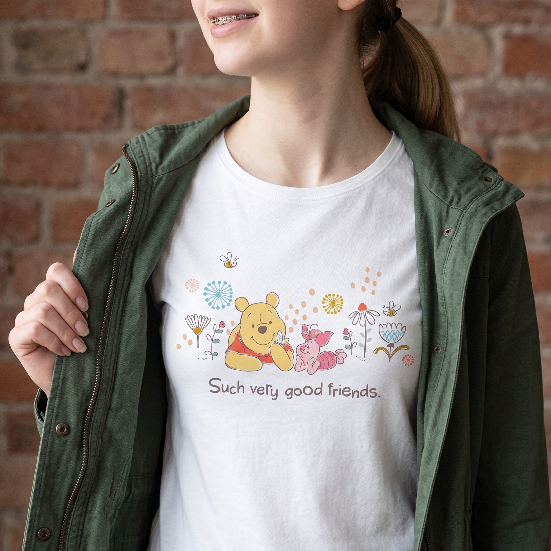 Immagine del prodotto Winnie the Pooh - Good Friends T-shirt donna bianca