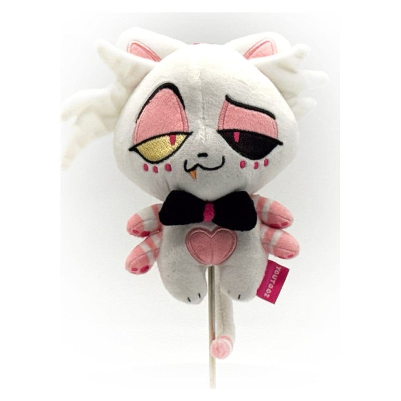 Immagine del prodotto Hazbin Hotel - Portachiavi peluche Angel Dust Kitty