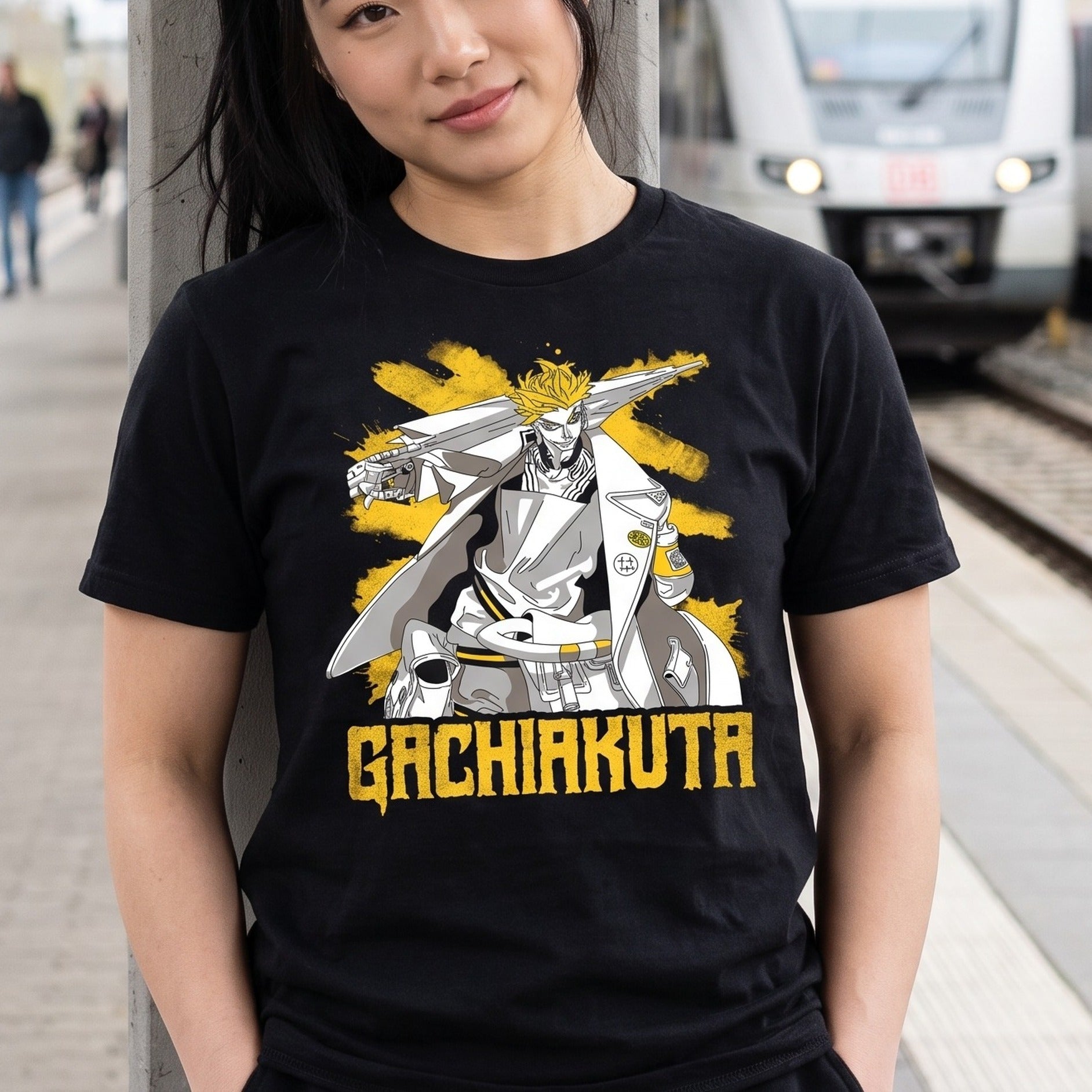 Product image Enjin T-shirt black for Gachiakuta fans