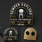 Immagine del prodotto Star Trek - Set di 5 pin Starfleet Academy