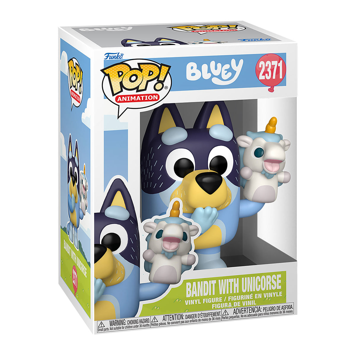 Immagine del prodotto Bluey - Funko Pop di Bandit con unicorno