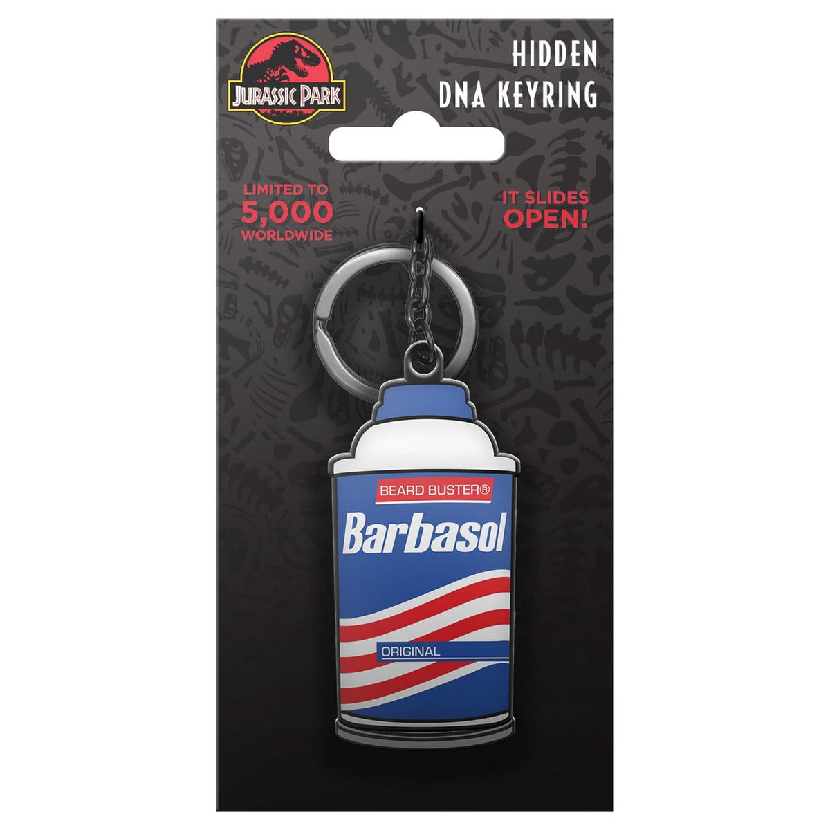 Immagine del prodotto Jurassic Park - Portachiavi lattina Barbasol Edizione Limitata