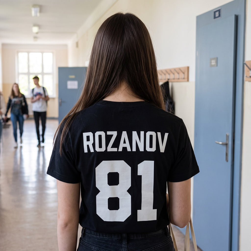 Immagine del prodotto T-shirt maglia Rozanov per fan di Heated Rivalry