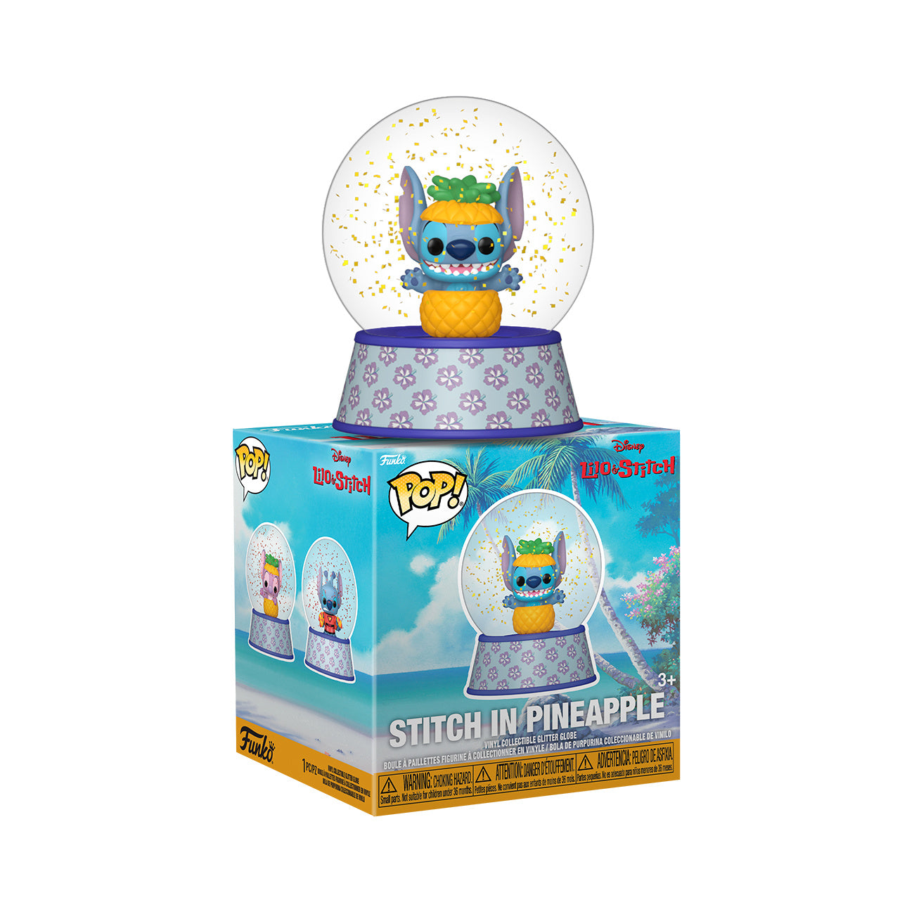 Product image Stitch Funko Pop Mystery Glitter Snow Globe 12-Piece Display - Lilo & Stitch