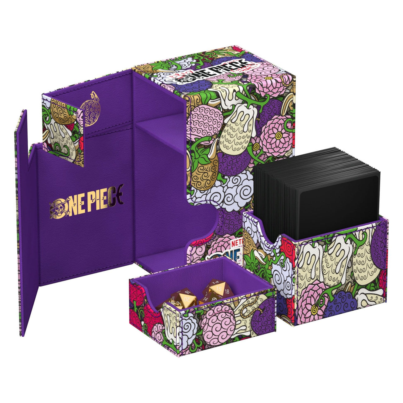 Immagine del prodotto One Piece - Deck Box Ultimate Guard Flip'n'Tray 80+ Frutti del Diavolo