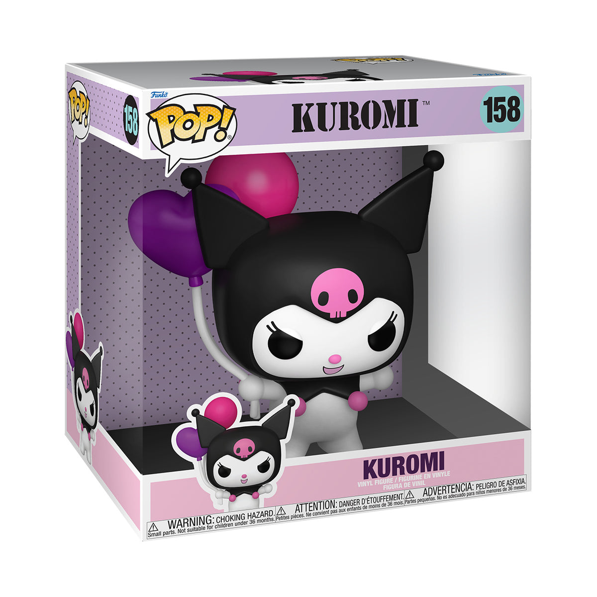 Immagine del prodotto Hello Kitty - Figura Jumbo Funko Pop Kuromi con palloncini
