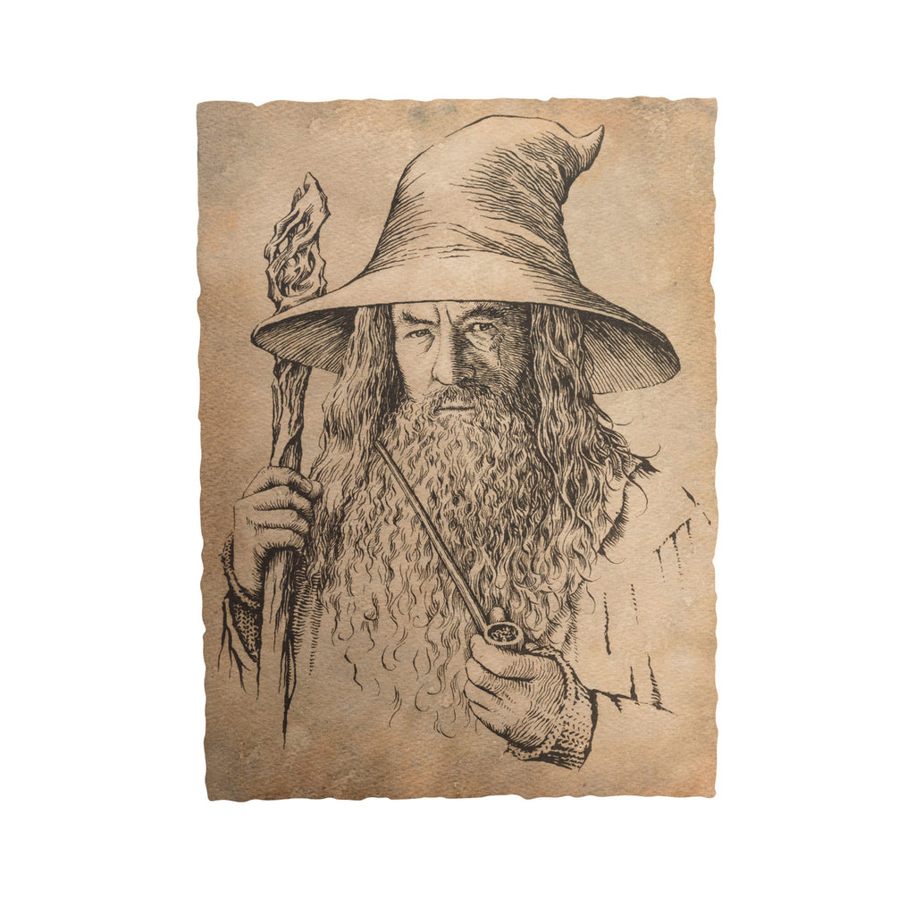 Immagine del prodotto Lo Hobbit Stampa artistica Ritratto di Gandalf il Grigio 21 x 28