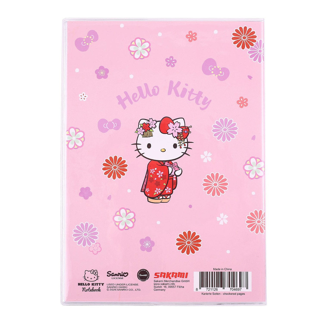 Immagine del prodotto Sanrio Taccuino Hello Kitty Kimono Holographic Checkered