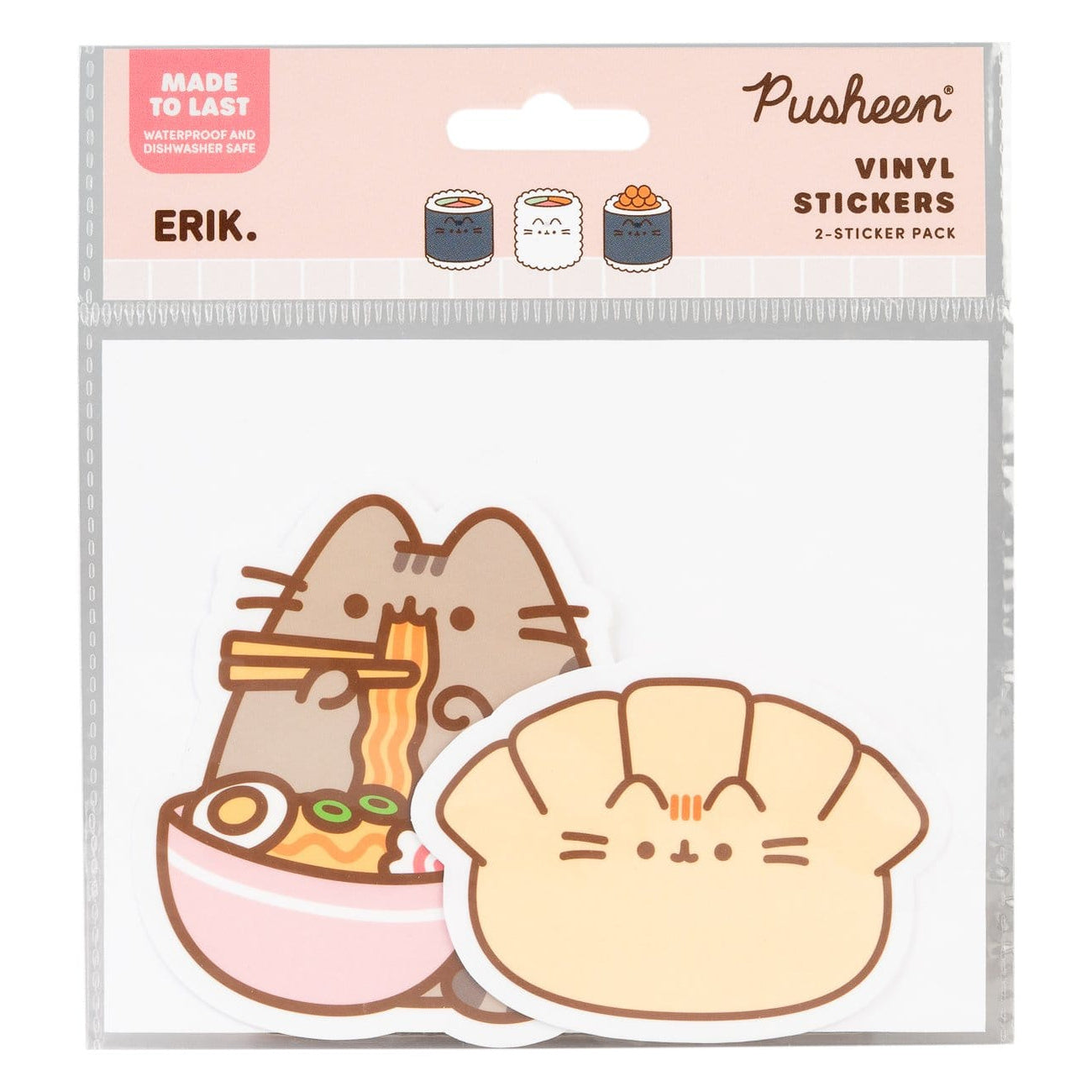 Immagine del prodotto Pusheen Adesivi in vinile Sushi Roll Vol. 6 Set da 2