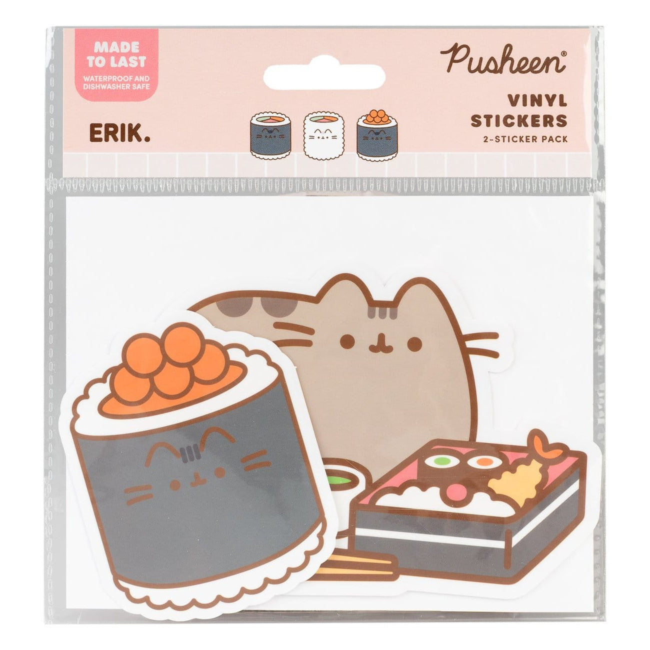 Immagine del prodotto Pusheen Adesivi in vinile Sushi Roll Vol. 5 Set da 2