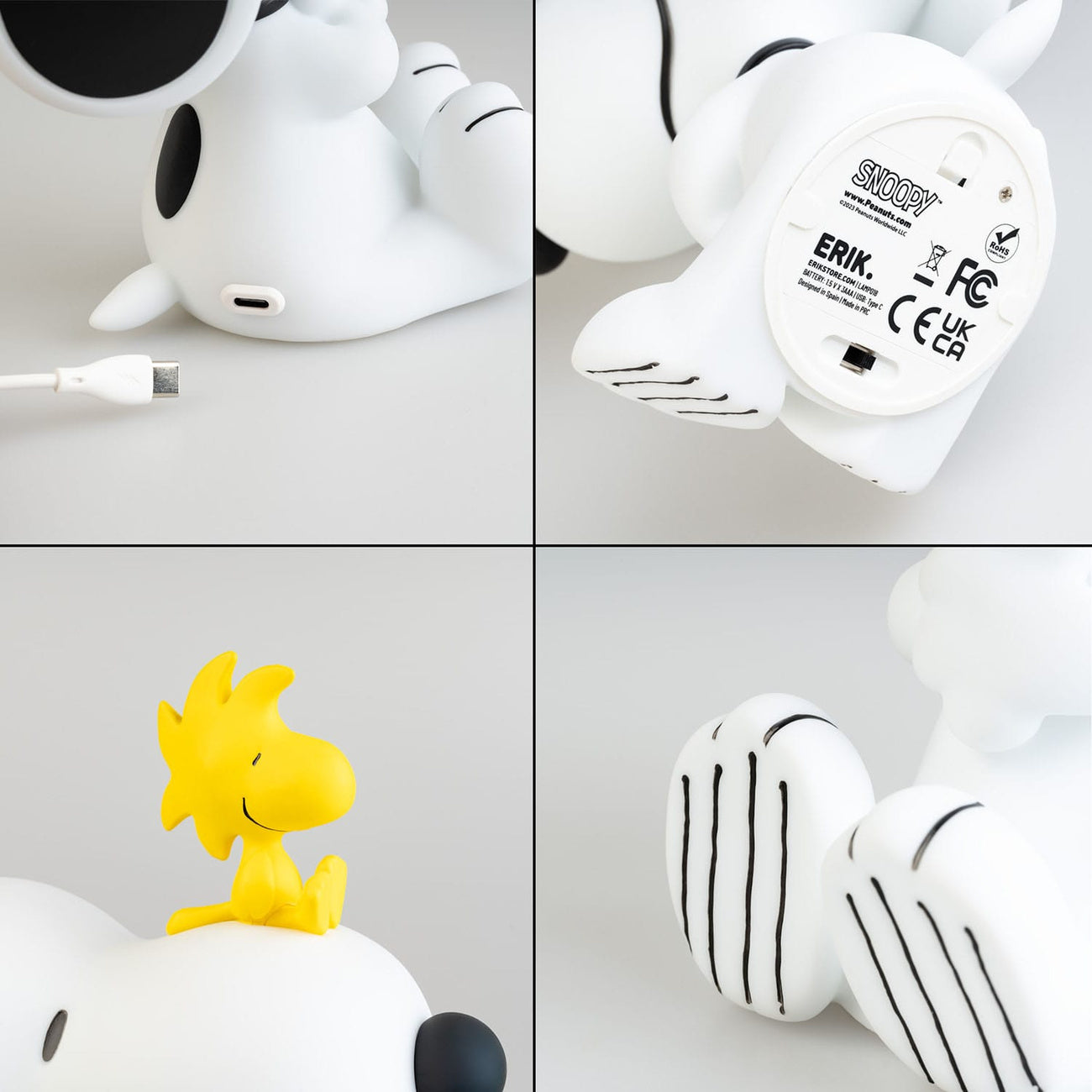 Immagine del prodotto Lampada Peanuts con USB-C Snoopy