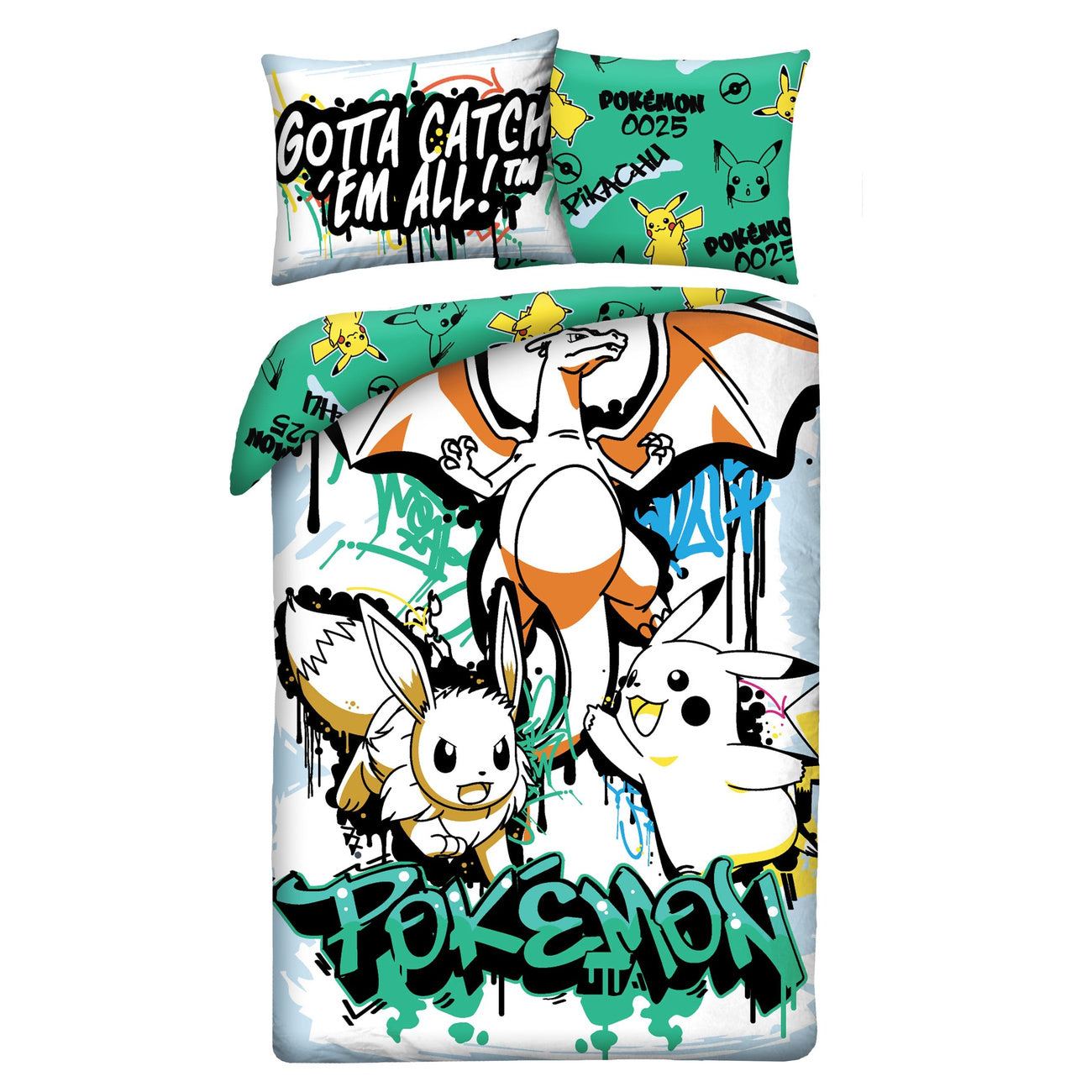 Immagine del prodotto Biancheria da letto Pokémon Ver. 18 140 x 200 cm / 70 x 90 cm