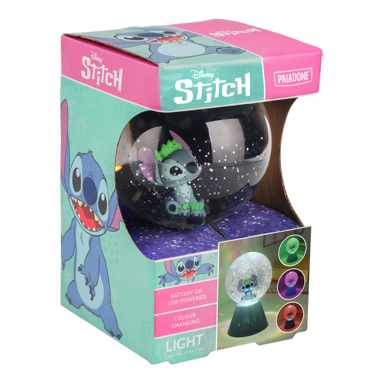 Immagine del prodotto Lilo & Stitch Lampada LED Stitch Sfera Glitter 17 cm