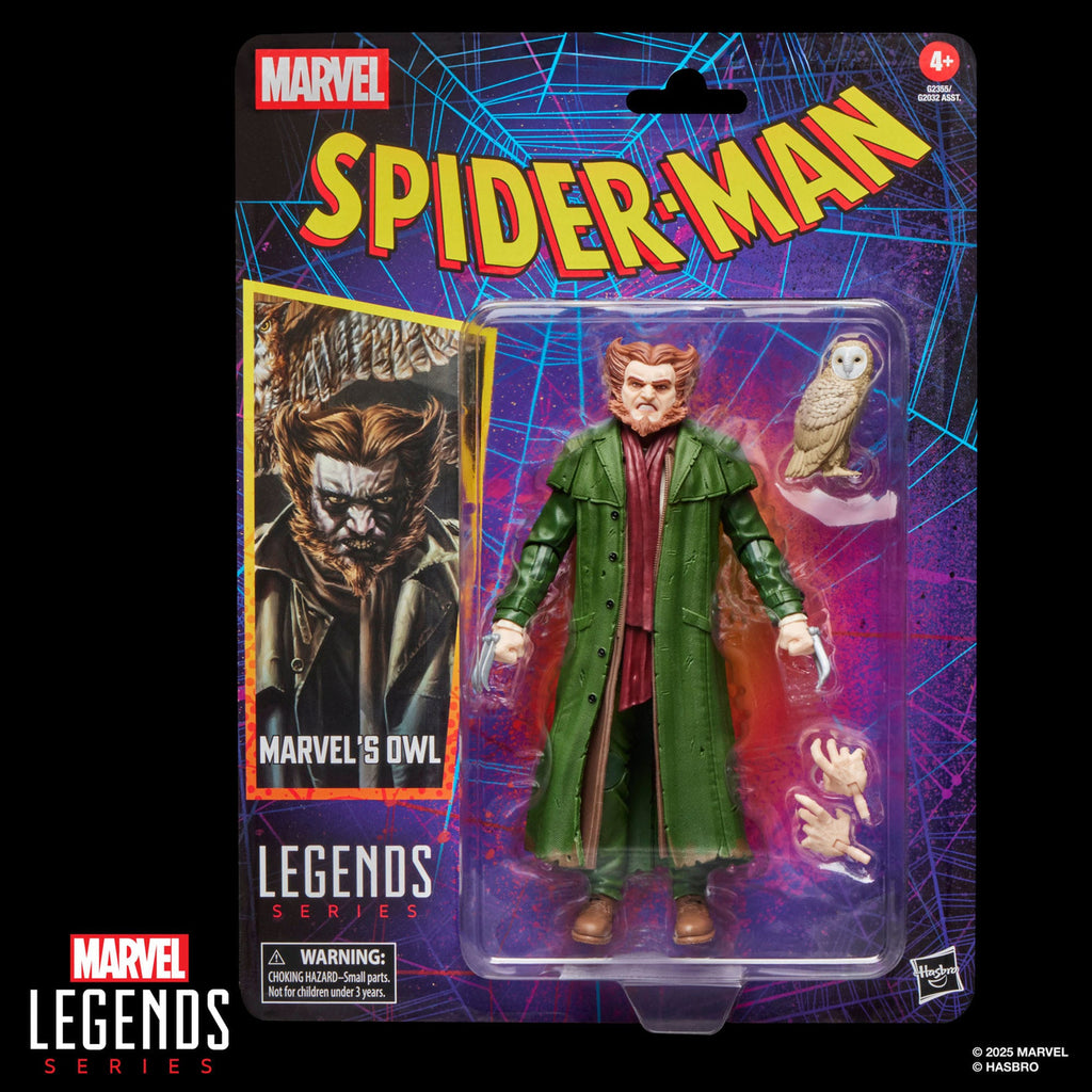 Immagine del prodotto Spider-Man Marvel Legends Retro action figure Marvel's Owl 15