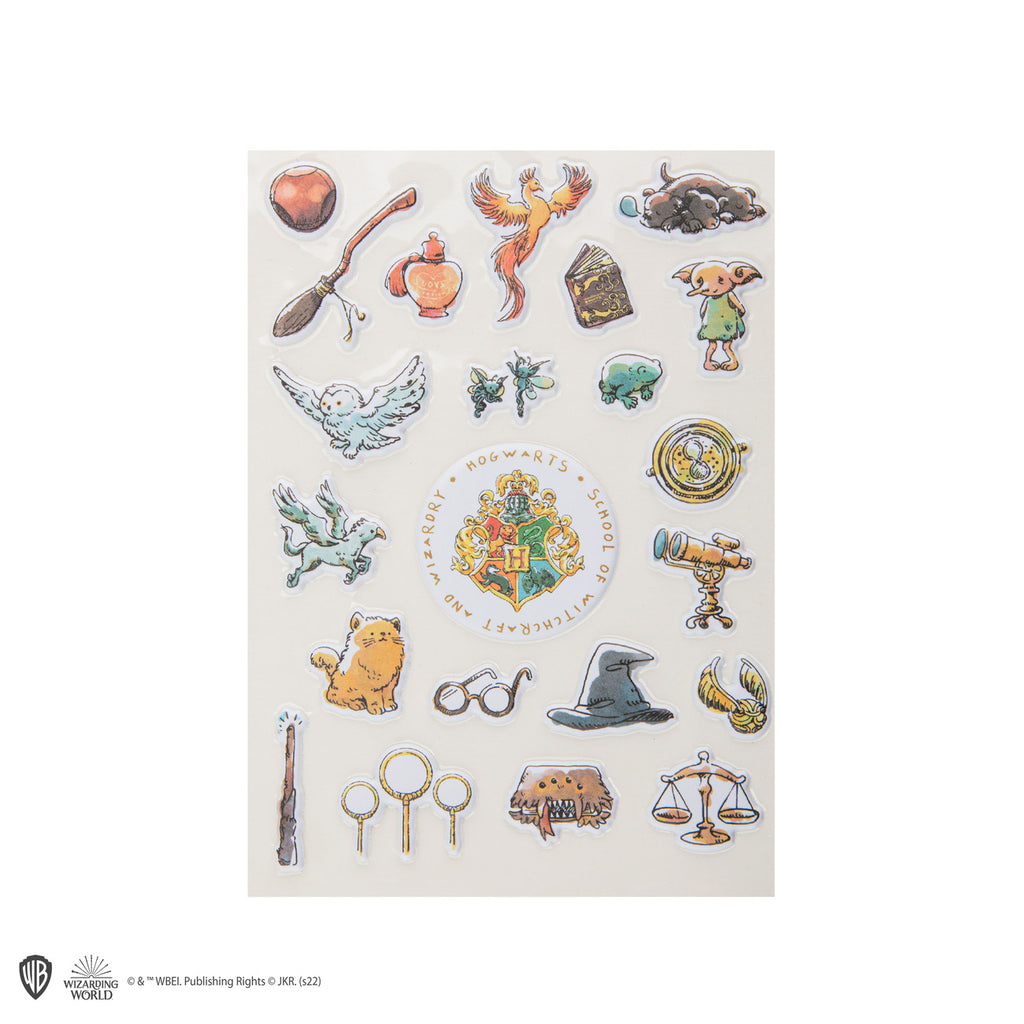 Immagine del prodotto Harry Potter Sticker in rilievo Hogwarts Essentials