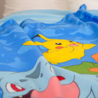 Immagine del prodotto Coperta in pile di flanella Pokémon Starter Pokémon 130 x 160 cm