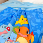 Immagine del prodotto Coperta in pile di flanella Pokémon Starter Pokémon 130 x 160 cm