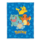 Immagine del prodotto Coperta in pile di flanella Pokémon Starter Pokémon 130 x 160 cm