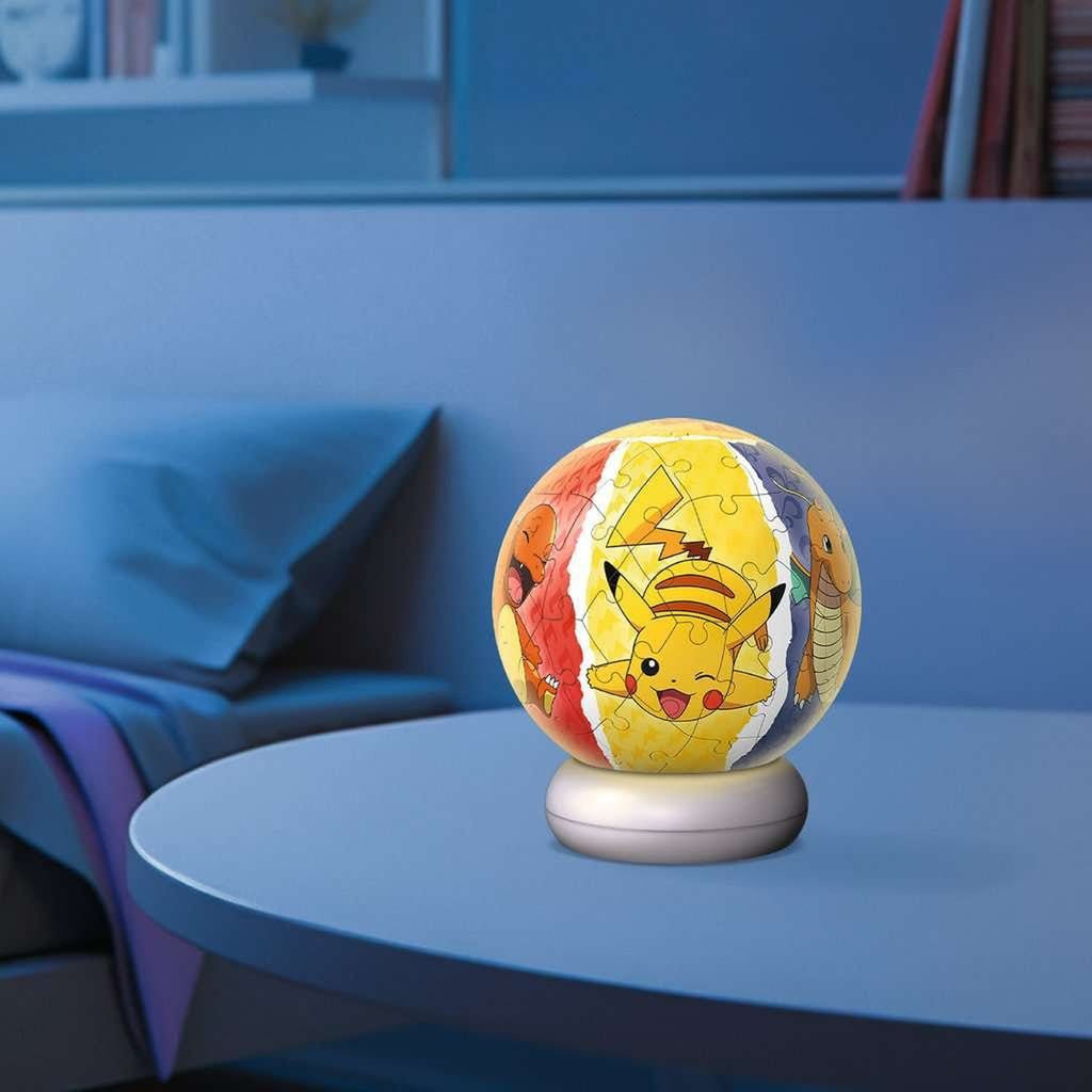 Immagine del prodotto Pokémon Sfera Puzzle 3D Lampada Notturna (73 pezzi)