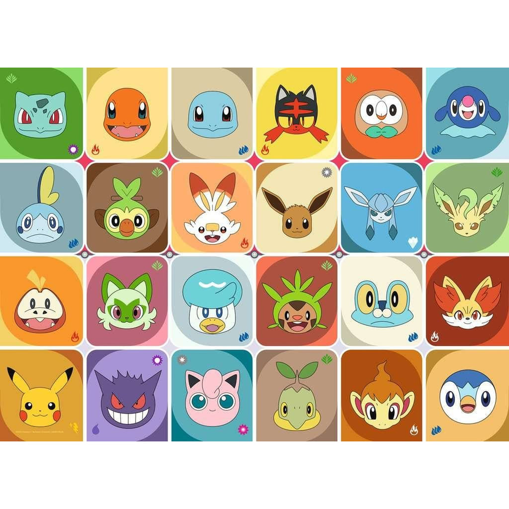 Immagine del prodotto Puzzle per bambini Pokémon Volti Pokémon (100 pezzi XXL)