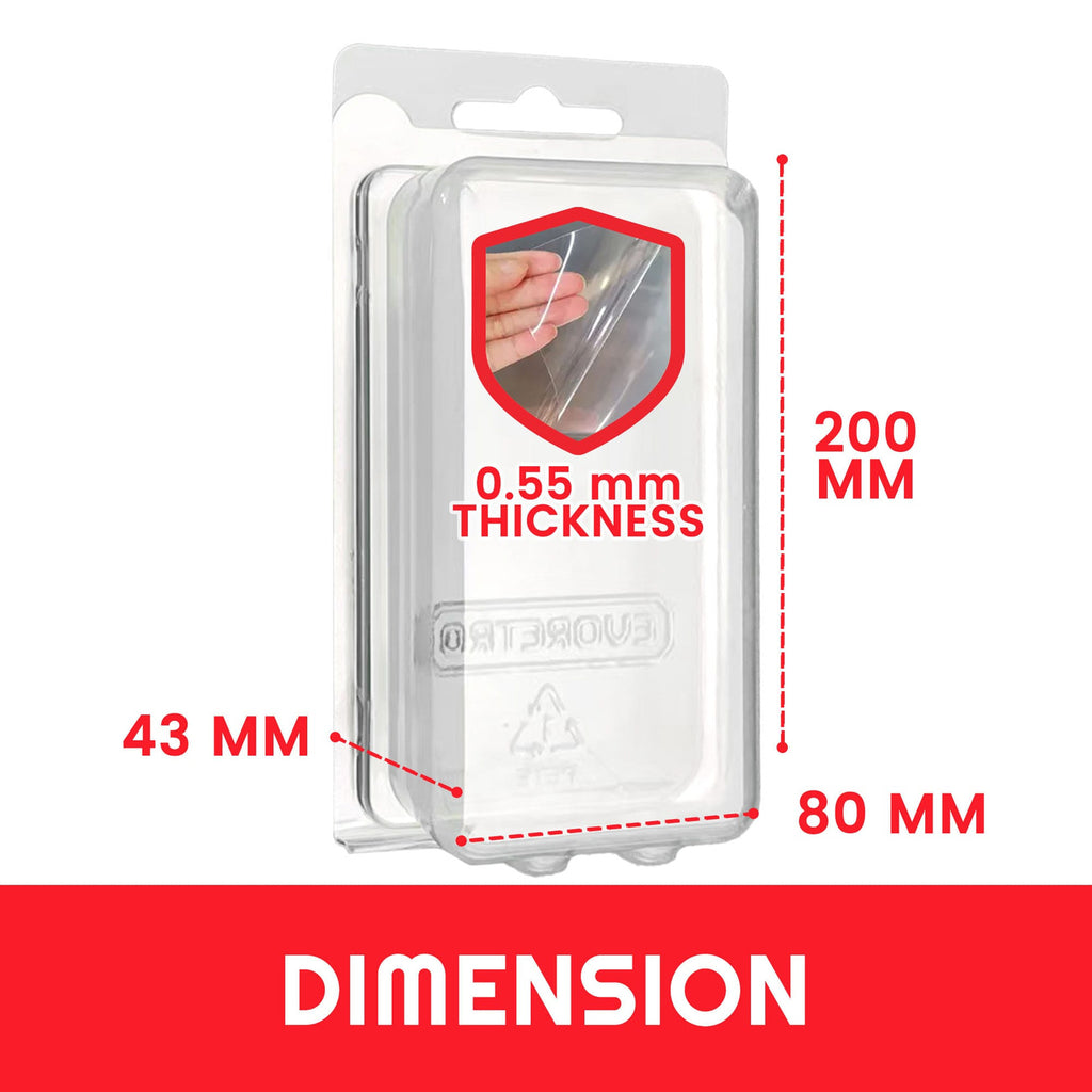 Immagine del prodotto Gusci Clamshell in PET XL Confezione da 35 per Action Figure